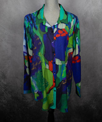 Loving Amazonia Pintuck Blouse