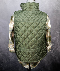 Puffer Vest w/Sherpa Lining