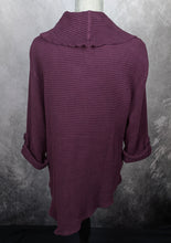 Load image into Gallery viewer, Feather Waffle Cowl Neck Tunic