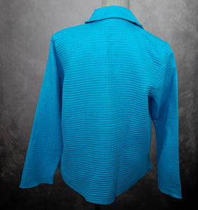 Long Sleeve Mini Waffle Jacket